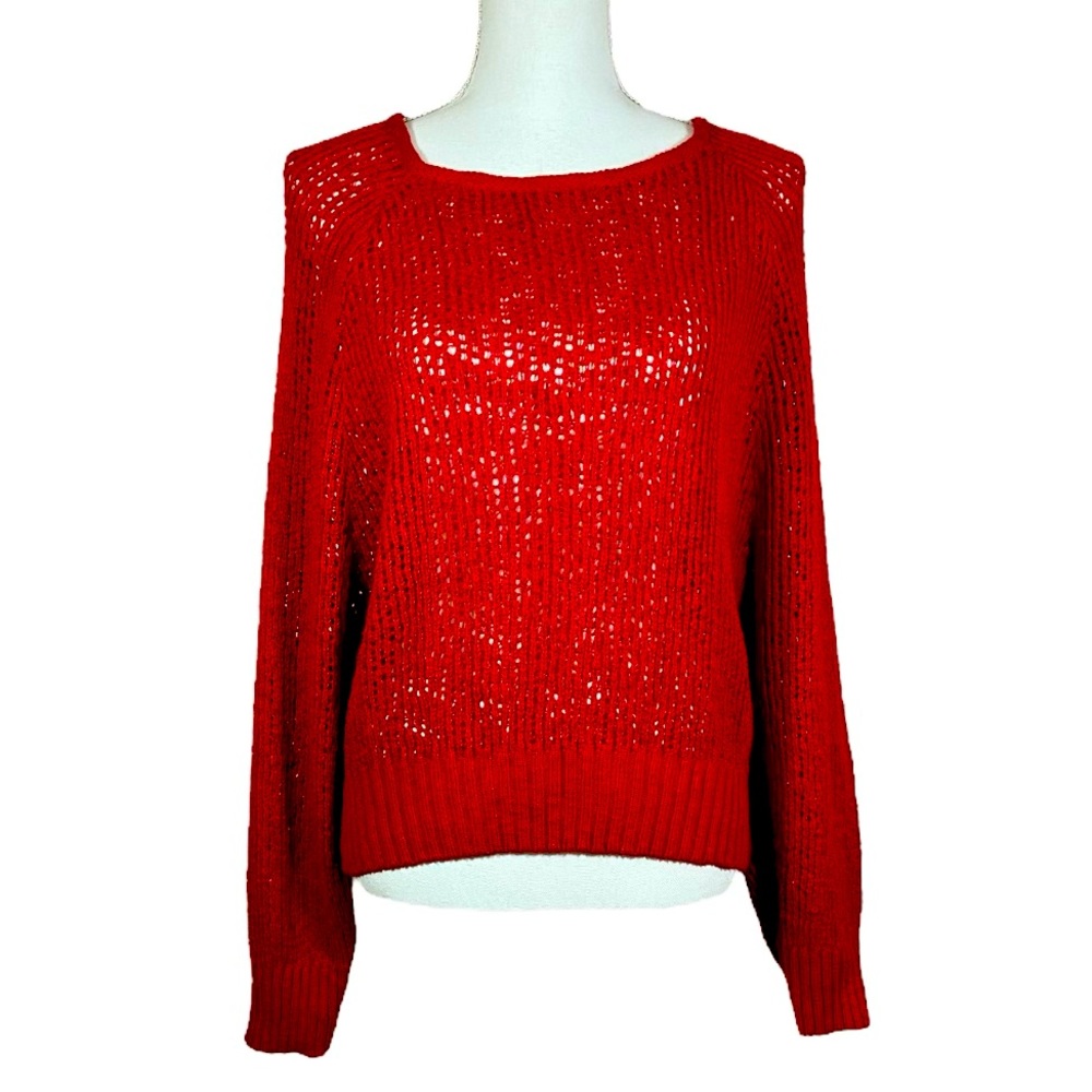 Women’s Billabong Red Sweater Medium NWOT